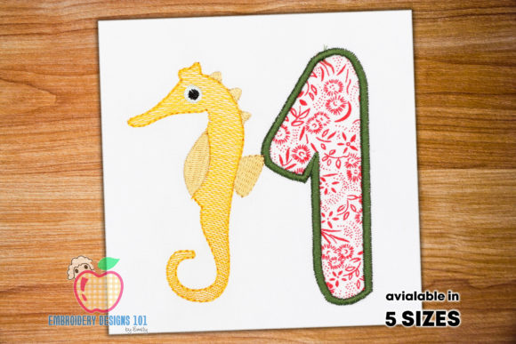 A Small Baby Seahorse One