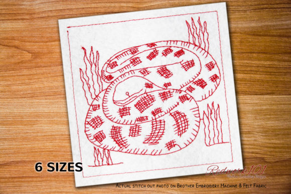 A Snake Design Worth Hooping: Reviewing the Eunectes Embroidery File