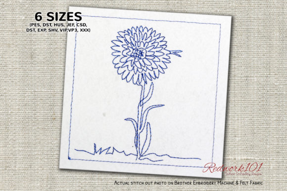 An Embroidery Designer's Review of the Beautiful Aster Flower