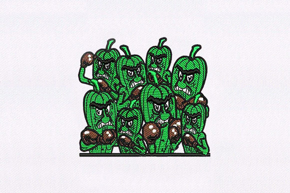 Angry Okra Plants Sweatshirt Embroidery Design Review