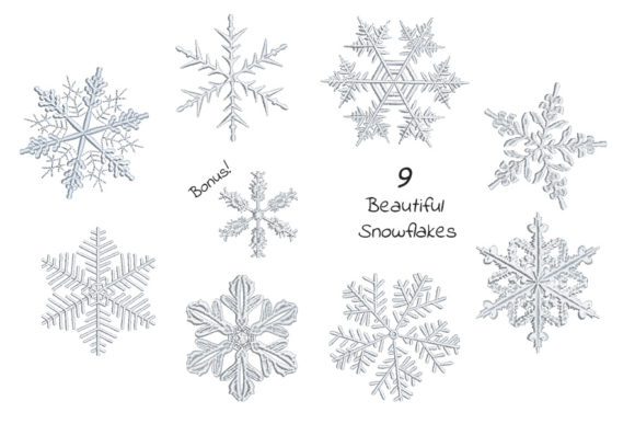 Beautiful Snowflakes Designs for Embroidery