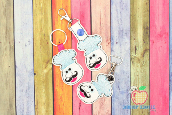 Cook Face Keyfob Keychain ITH: A Designerβs Stitch Review