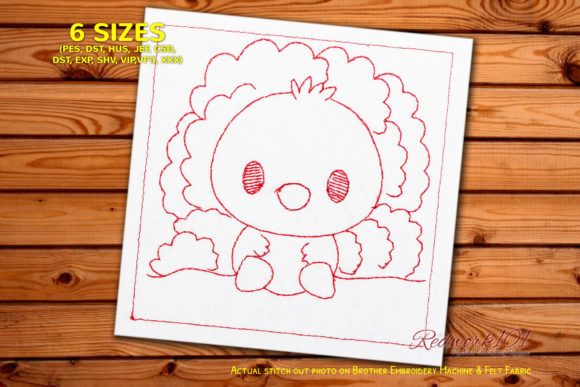 Cute Baby Chick Embroidery Design for Craft Fair Success