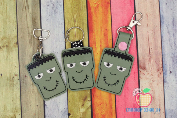 Ghost Face ITH Key Fob Pattern: Seasonal Embroidery Review
