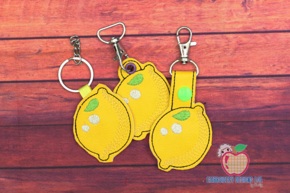 Lemon ITH KeyFob Snaptab: Sweatshirt Embroidery Review
