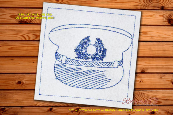 Pilot Cap Lineart Design: A Pro Embroidery Review