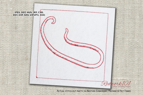 Reviewing Roundworm Redwork for Real Embroidery Projects
