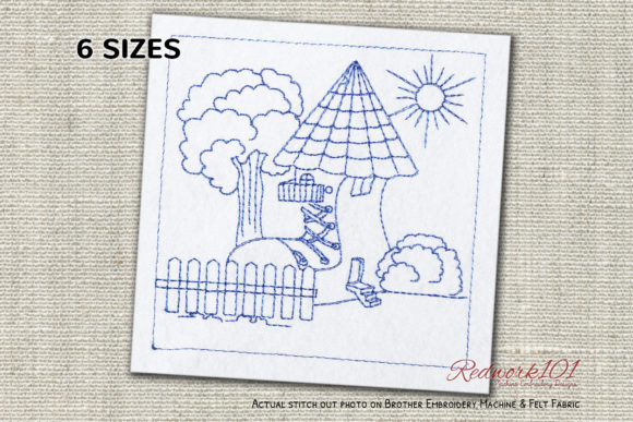Shoe House Lineart Design: A Seasonal Embroidery Review