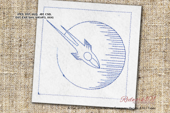 Space Rocket Redwork: A Holiday Design Review