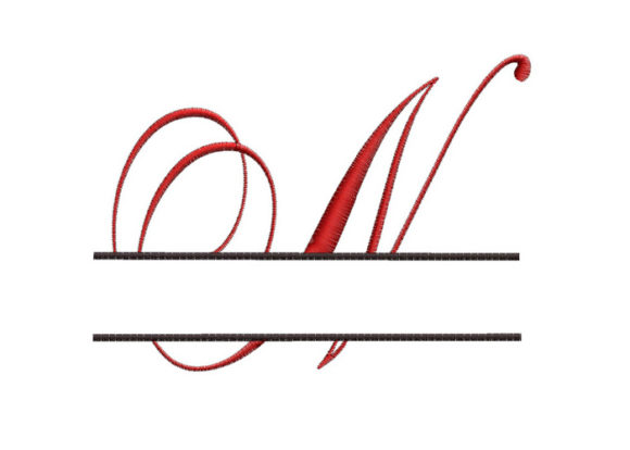 Split Monogram Font Letter N: Embroidery Designer Review