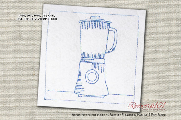 Steel Blender Bluework Embroidery Review