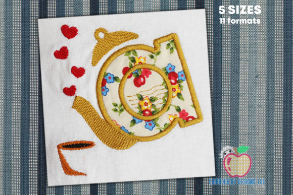 Tea Pot Made by Alphabet Applique: A Craft Fair Review